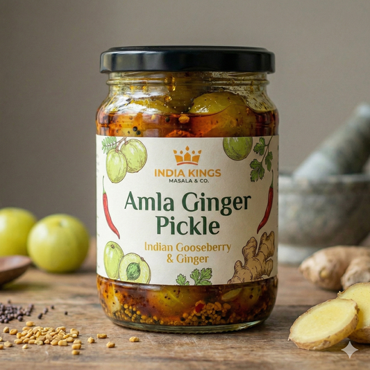 Amla Ginger Pickle | Awla Adrak Achar | Indian Gooseberry Pickle